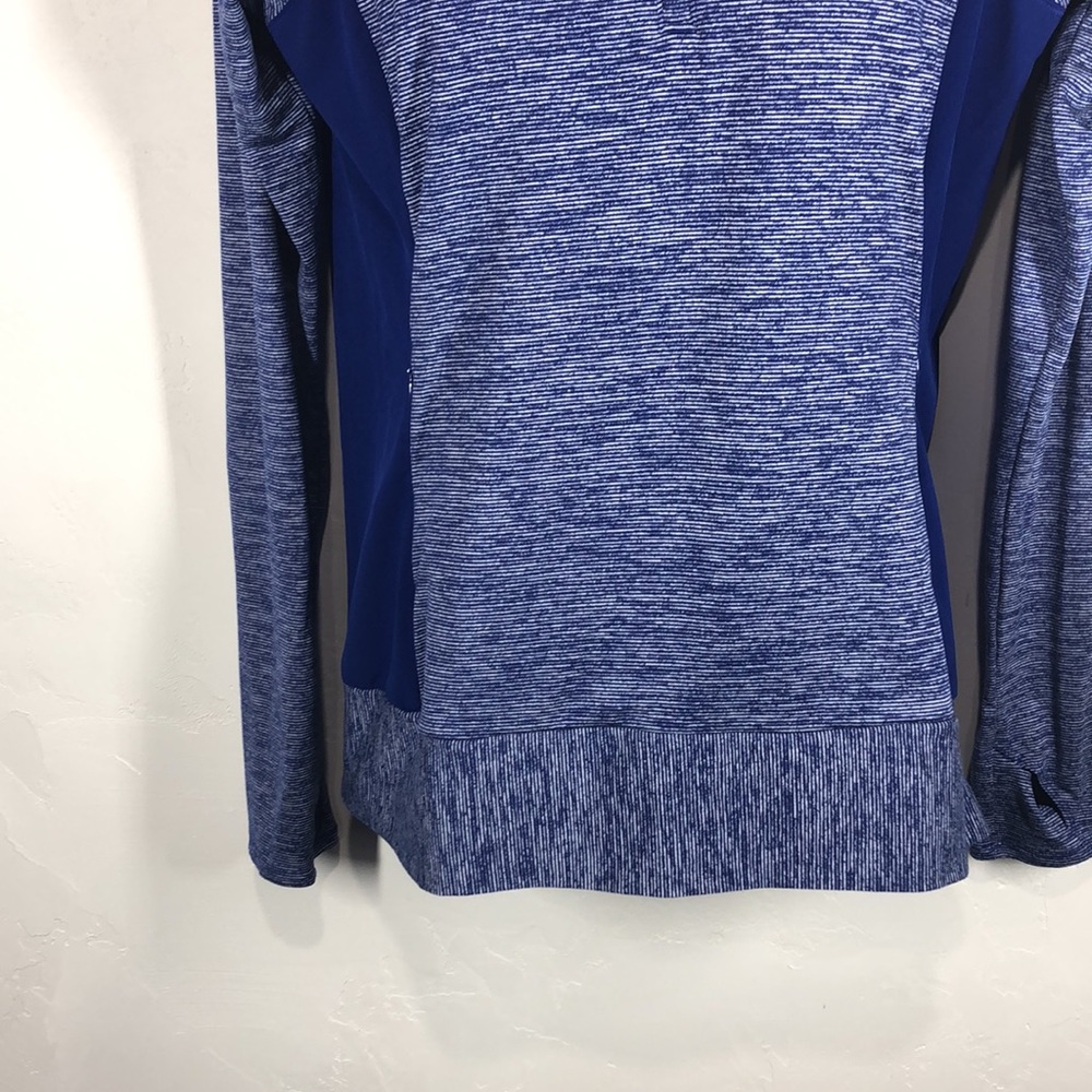 Adidas Blue Pullover Jacket Size Small - image 3